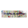 Artists Bumper Sticker