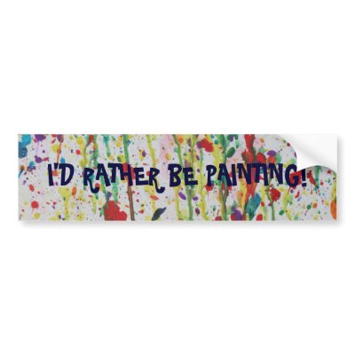 Artists Bumper Sticker by TwinkleYourToes