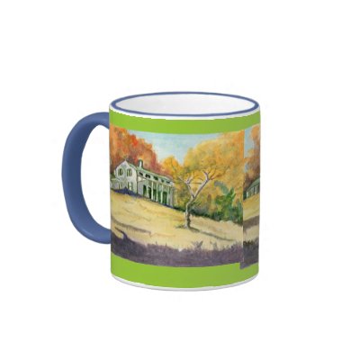 ARTISTS COFFEE MUGS - PAINTING - "AUTUMN by libertydogmerch