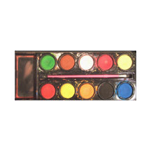 Artist's colourful paint colour box gallery wrap canvas