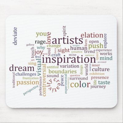 Artists Inspiration Mousepad by thecitymix