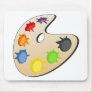 Artists paint palette mousepad