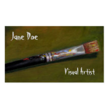 ARTIST'S PAINTBRUSH: BUSINESS CARD
