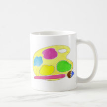 Artists Palette Girls Mugs