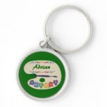 Artists Palette Keychain