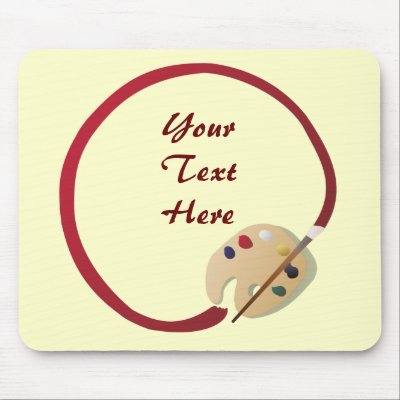 Artist's Palette Mousepad by Customizables