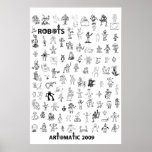 Artomatic Robots 2009 Poster 3 posters