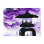 Artsy Japanese Pagoda Style Garden Lantern Post Card