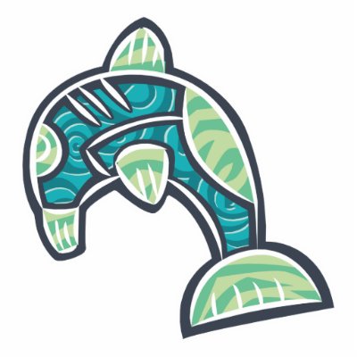 artsy patterned dolphin design photo cut outs by doonidesignsanimals