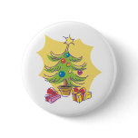 Artsy Tree Pinback Buttons