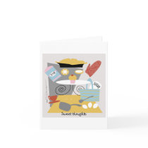 Arty cook/baker note Card
