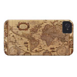 Arty Vintage Old World Map iPhone 4 Case