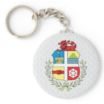 Aruba Coat of Arms detail Keychain