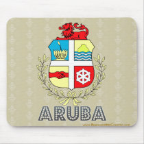 Aruba Coat of Arms Mousepad