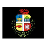 aruba coat of arms post cards