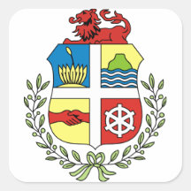 aruba coat of arms sticker