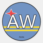 Aruba Euro Sticker