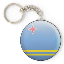 Aruba Flag Keychains