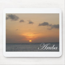 Aruba Sunset Mouse Pad