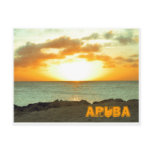 Aruba Sunset Postcard