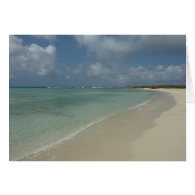Aruban Beach Card by mlewallpapers