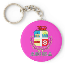 Aruban Emblem Keychains