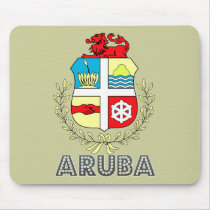 Aruban Emblem Mouse Pads