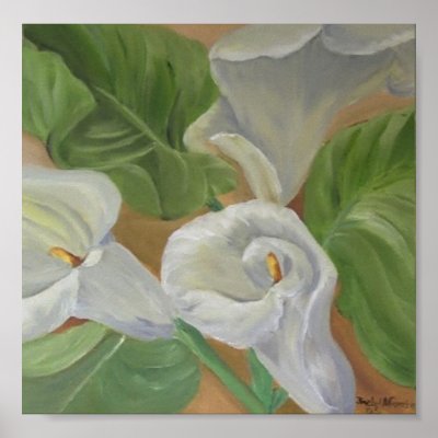arums I-poster by isabelalfarrobinha
