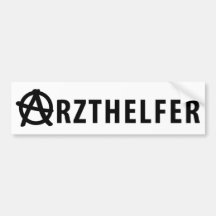 Arzthelfer icon bumper stickers