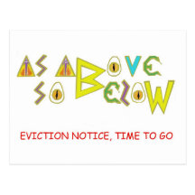 as above so below postcards