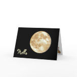 AS- Funny Moon and Mouse Hello Card