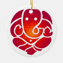 AS GANESH SHOWS CHRISTMAS ORNAMENT