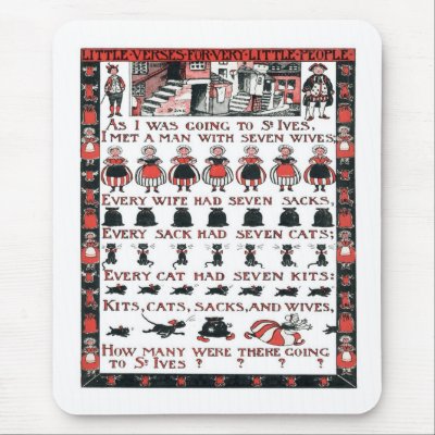 As I was Going to St Ives Mousepad by FirstNightDesign