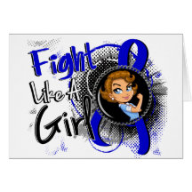 AS Rosie Cartoon FLAG Greeting Card