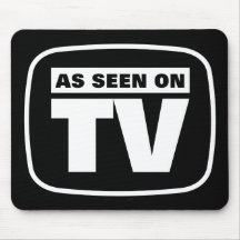 As Seen on TV - Black and White Mousemat