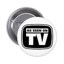 As Seen on TV - Black and White Pin