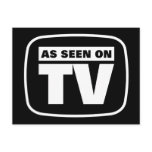 As Seen on TV - Black and White