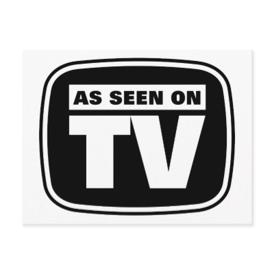 As Seen on TV - Black and White by artberry