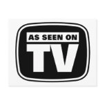 As Seen on TV - Black and White postcards