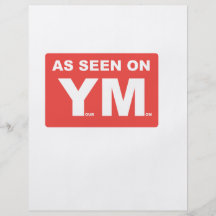 AS SEEN ON: YOUR MOM PERSONALIZED FLYER