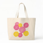 AS Tote Bag Pink Zinnias