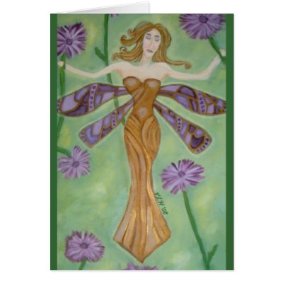 "As Wise As The Dragonflies" Art Card by Victoreeah