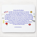 As You Await My Return  Freedom Poem with Graphics Mouse Pads