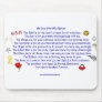As You Await My Return  Freedom Poem with Graphics Mouse Pads