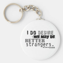 As You Like It Insult (B&W) Keychain