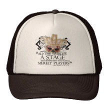As You Like It Quote Mesh Hats