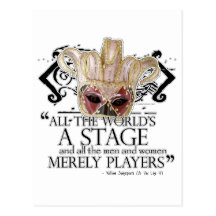 As You Like It Quote Post Cards