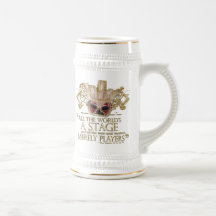 As You Like It Stage Quote (Gold Version) Mugs