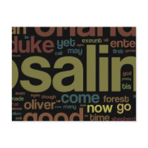 As You Like It Word Mosaic