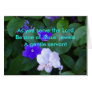 As You Serve The Lord Greeting Cards